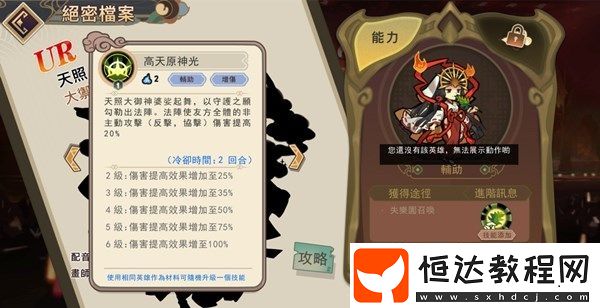 大王不高興手游天照技能解析：超強團隊輔助天照技能強度與效果詳解