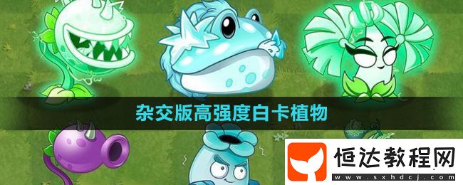 植物大戰(zhàn)僵尸雜交版強(qiáng)度高的白卡植物介紹