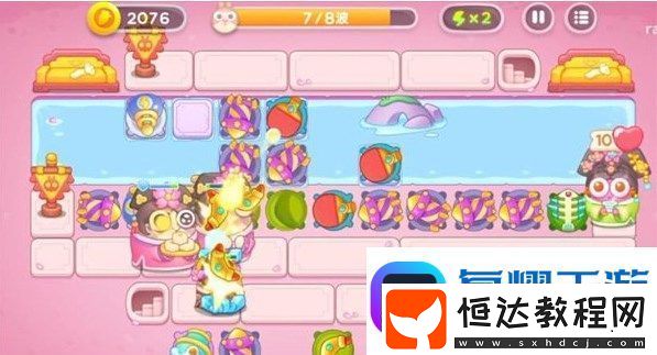 保衛(wèi)蘿卜4秋妃傳第27關(guān)怎么過
