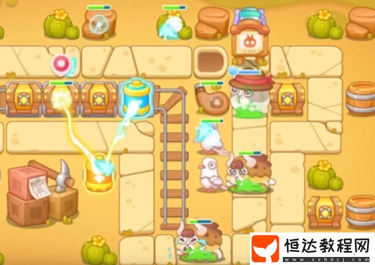 保衛(wèi)蘿卜4波仔很忙第22關(guān)無傷通關(guān)攻略